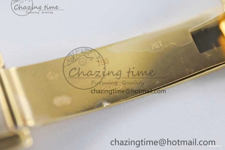Dial YG Steel 40mm 1:1 Best TWF A2836 Crystal Date 904L YG Edition on Bracelet Day YG 0430